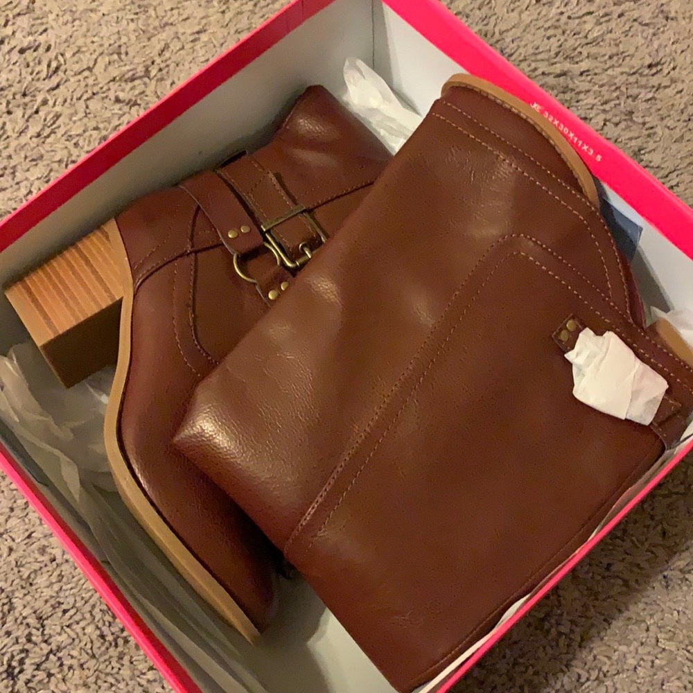 Burgundy Boots
